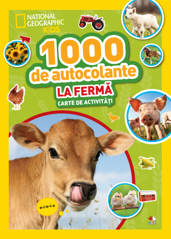 1000 de autocolante. La ferma. Carte de activitati - 34.99 Lei