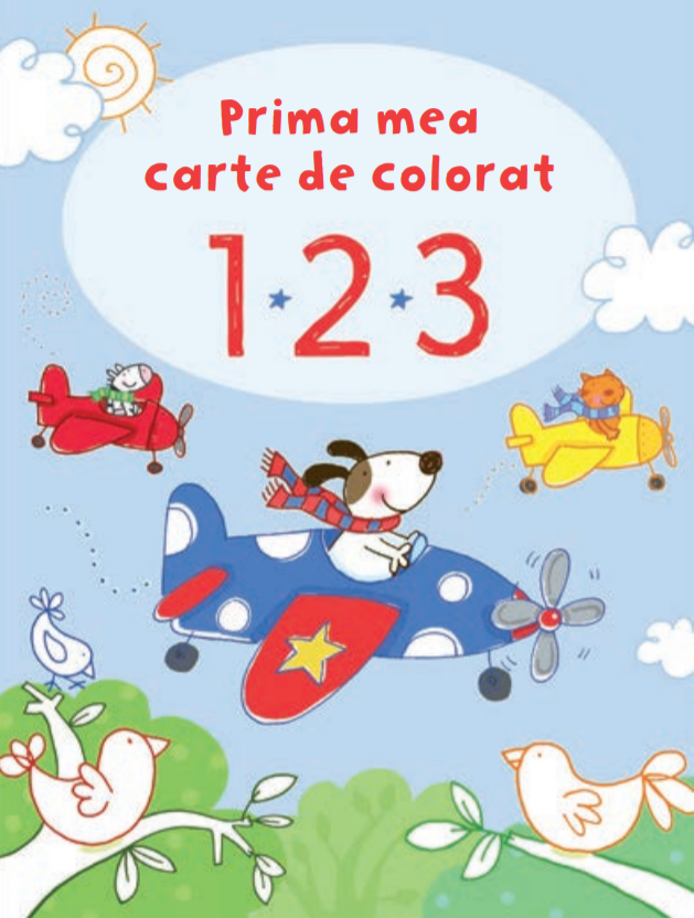 1 2 3. Prima mea carte de colorat - 6.99 Lei