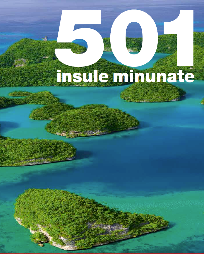 501 Insule minunate - 97.49 Lei
