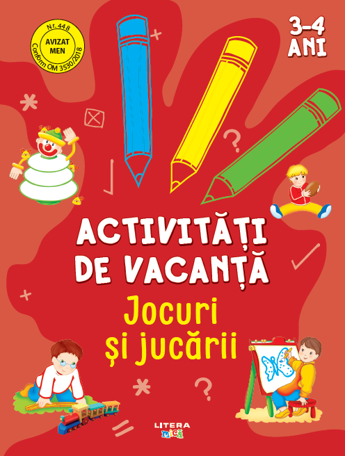 Activitati de vacanta. Jocuri si jucarii (3-4 ani) - 9.51 Lei