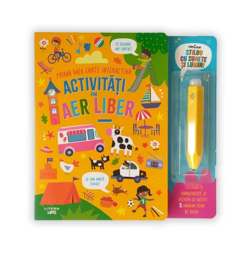 Activitati in aer liber. Prima mea carte interactiva - 22.75 Lei