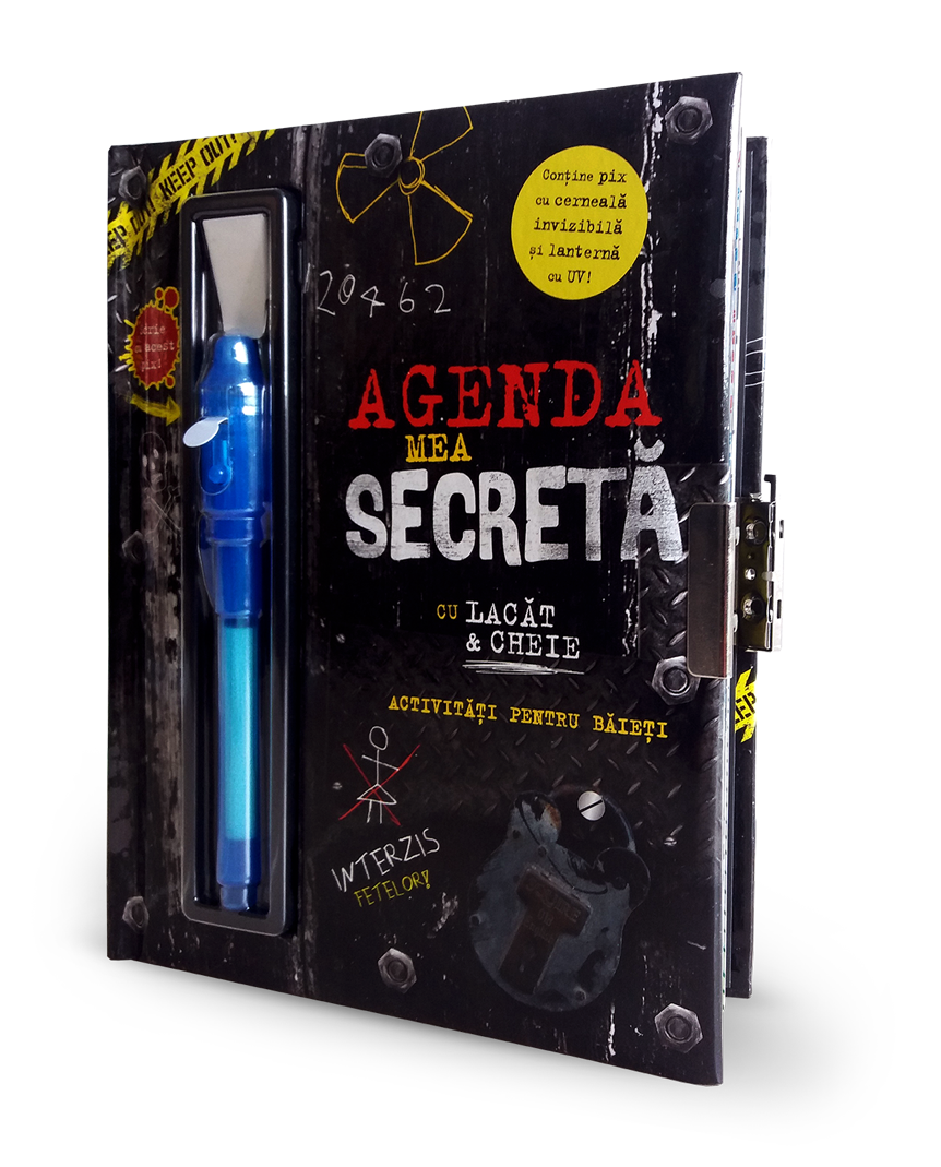 Agenda mea secreta cu lacat si cheie - 49.99 Lei