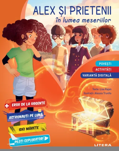 Alex si prietenii in lumea meseriilor. Povesti si activitati - 23.99 Lei