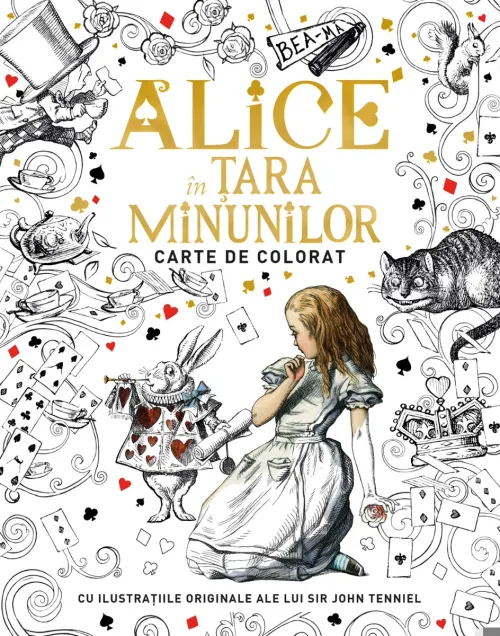 Alice in Tara Minunilor. Carte de colorat - 16.50 Lei