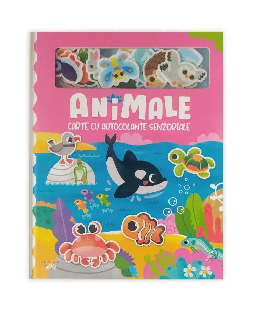 Animale. Carte cu autocolante senzoriale - 18.00 Lei
