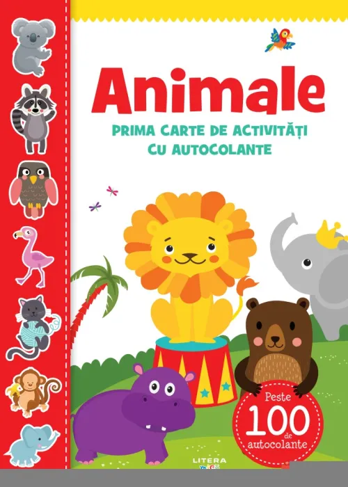 Animale. Prima carte de activitati cu autocolante - 6.80 Lei