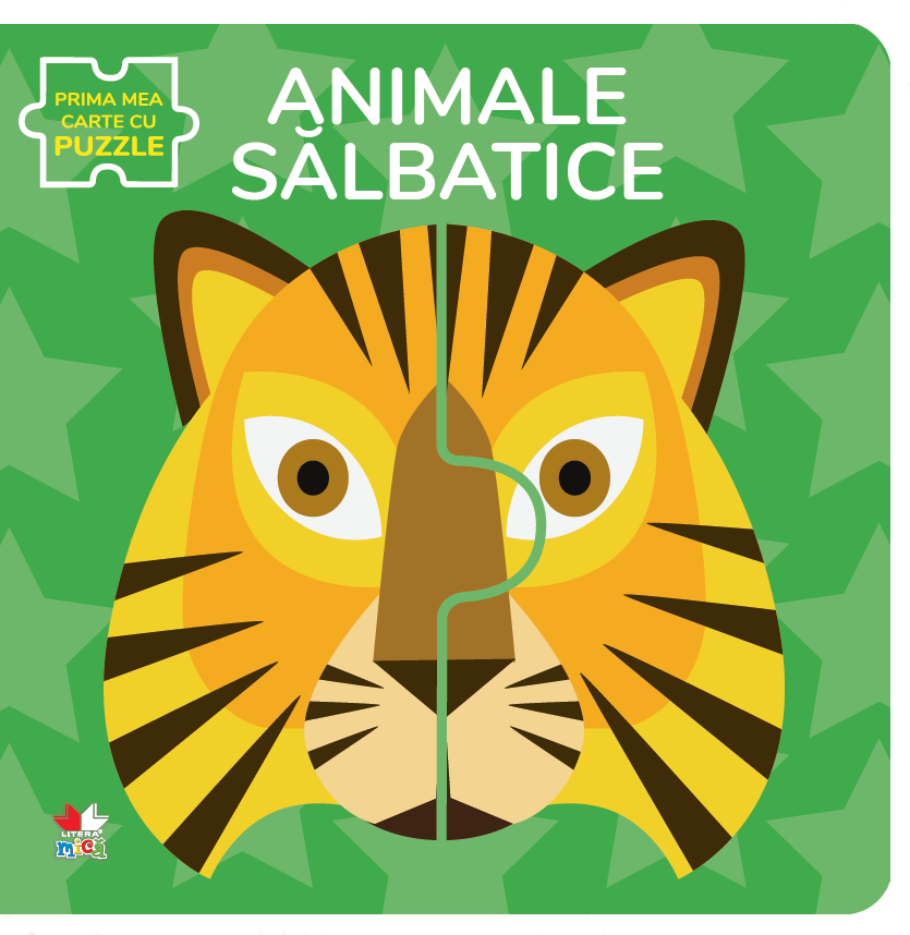 Animale salbatice. Prima mea carte cu puzzle - 44.99 Lei