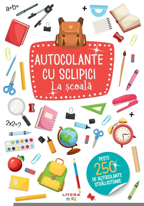 Autocolante cu sclipici. La scoala - 24.99 Lei