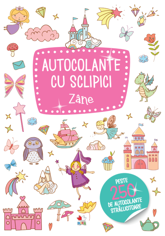 Autocolante cu sclipici. Zane - 24,99 Lei