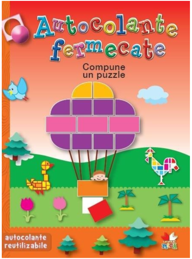 Autocolante fermecate. Compune un puzzle - 24.99 Lei