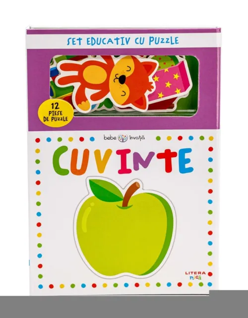Bebe invata. Cuvinte. Set educativ cu puzzle - 24.50 Lei