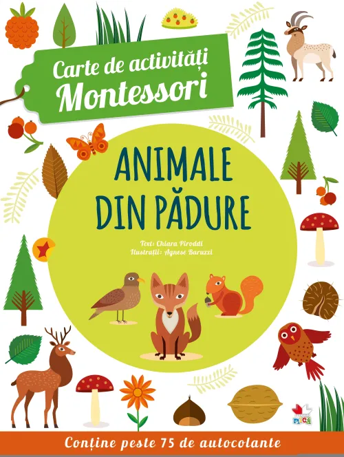 Carte de activitati Montessori. Animale din padure - 44.99 Lei