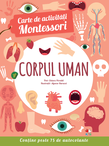 Carte de activitati Montessori. Corpul uman - 44.99 Lei