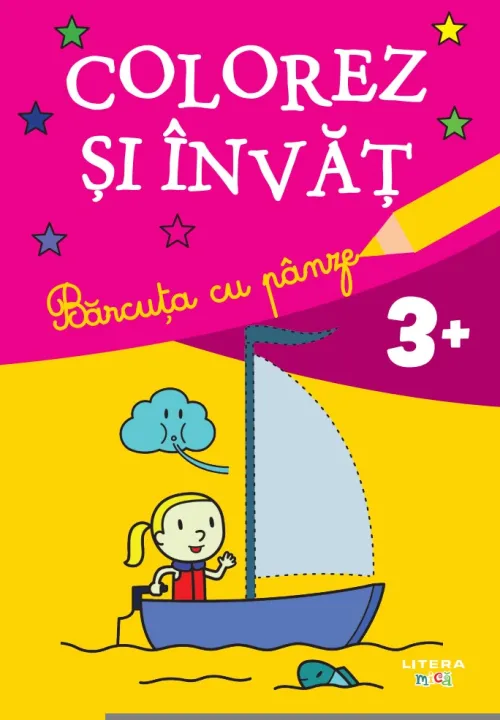 Colorez si invat. Barcuta cu panze (3 +) - 9.99 Lei