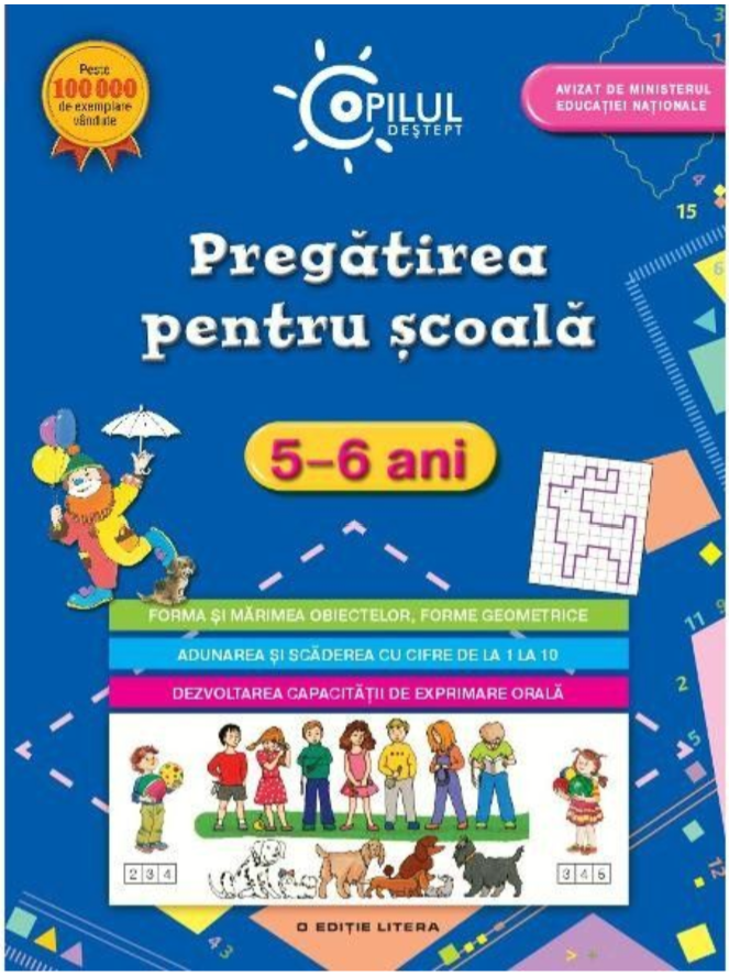 Copilul destept. Pregatirea pentru scoala. 5-6 ani - 44.99 Lei