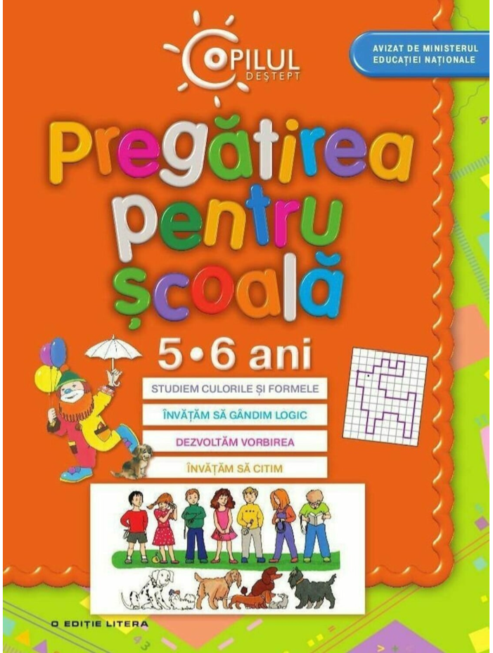 Copilul destept. Pregatirea pentru scoala. 5-6 ani - 39.99 Lei