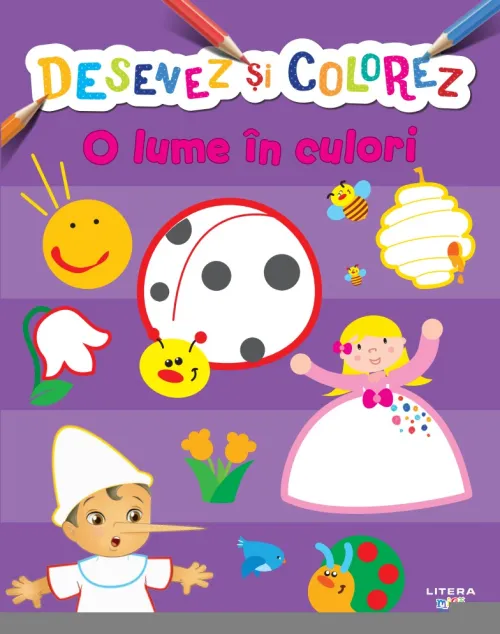 Desenez si colorez. O lume in culori - 5.28 Lei