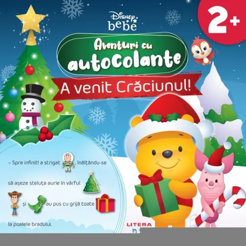 Disney bebe. A venit Craciunul! Aventuri cu autocolante (2 +) - 34,99 Lei