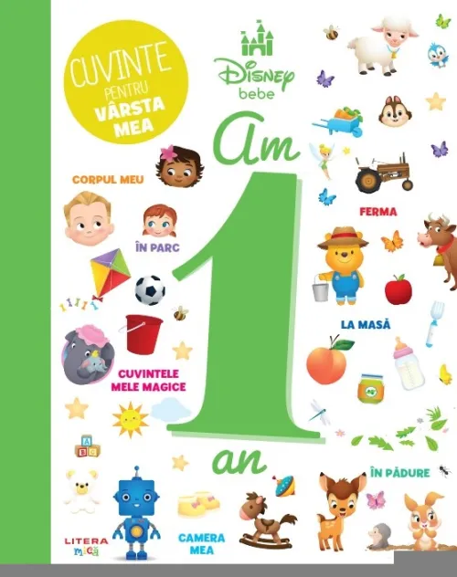 Disney Bebe. Cuvinte pentru varsta mea. Am 1 an - 22.50 Lei