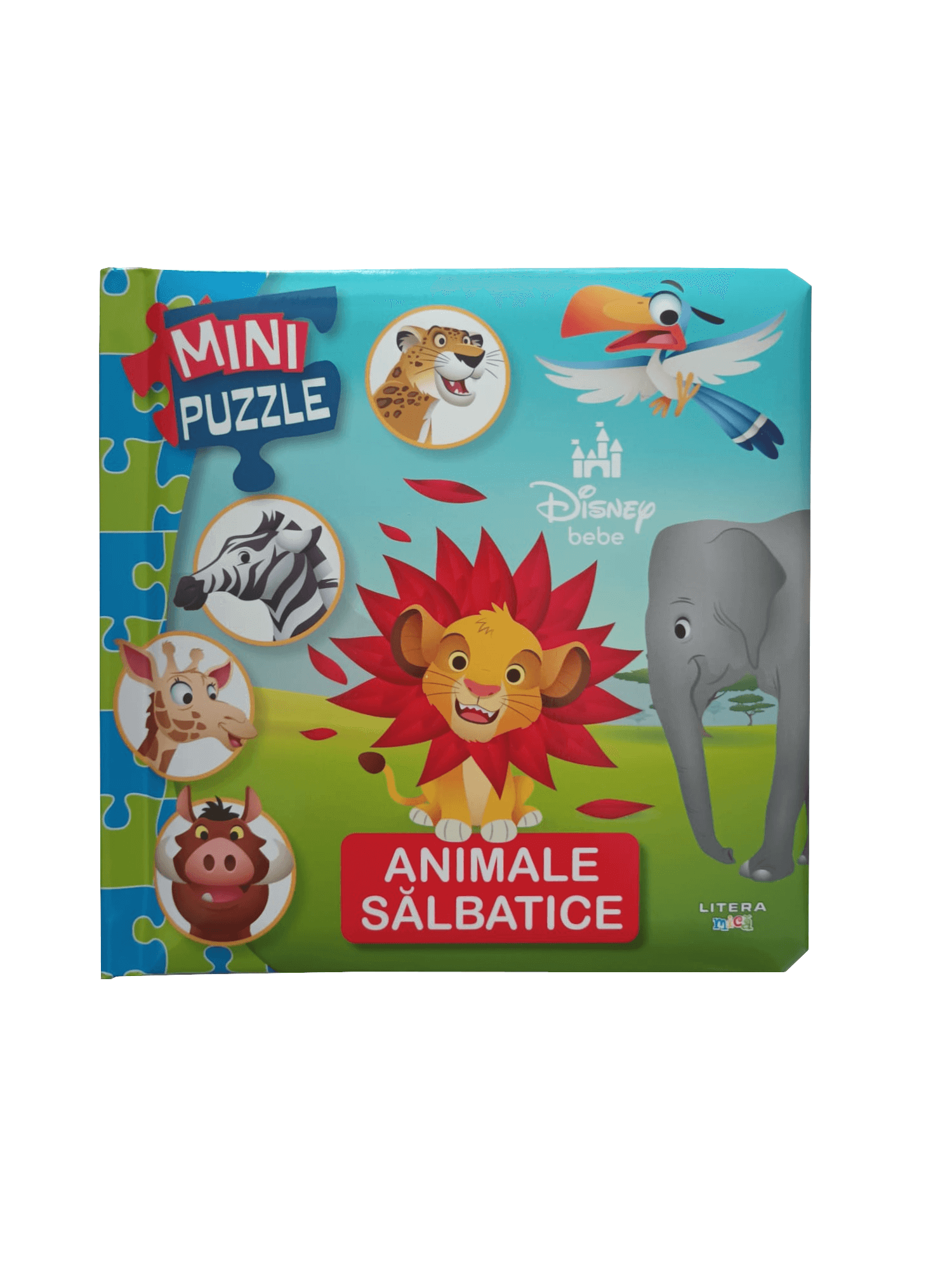 Disney Bebe. Mini puzzle. Animale salbatice - 22.00 Lei