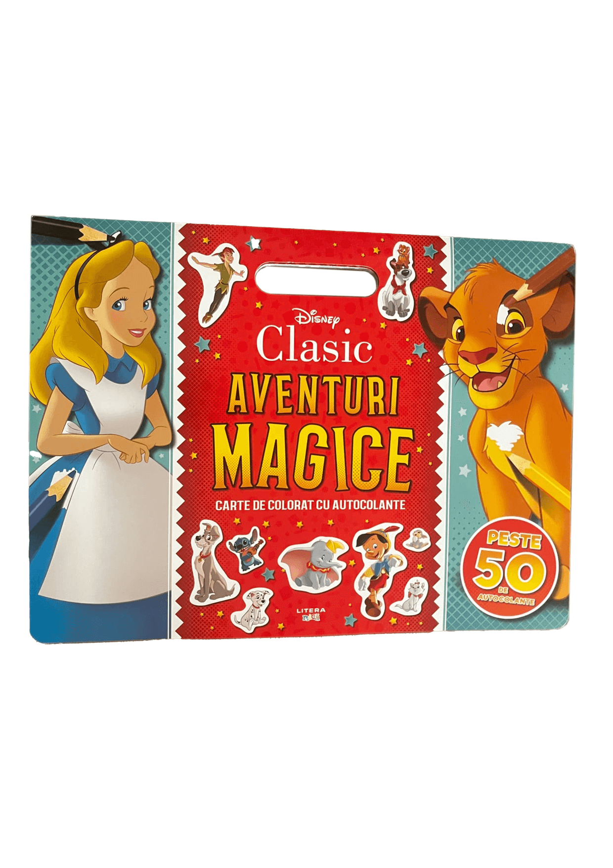 Disney Clasic. Aventuri magice. Carte de colorat cu autocolante - 29.24 Lei