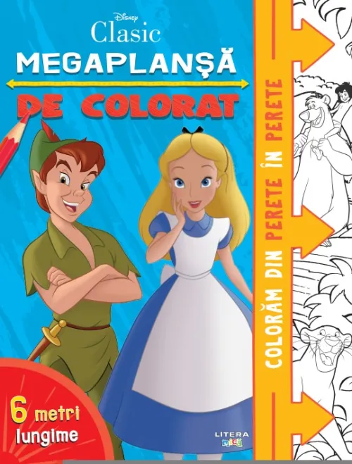 Disney Clasic. Megaplansa de colorat - 12.00 Lei
