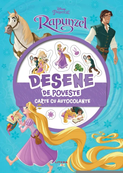 Disney. Printese. Rapunzel. Desene de poveste. Carte cu autocolante - 29.99 Lei