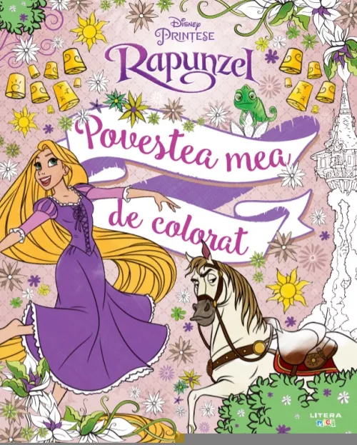 Disney. Printese. Rapunzel. Povestea mea de colorat - 29.99 Lei