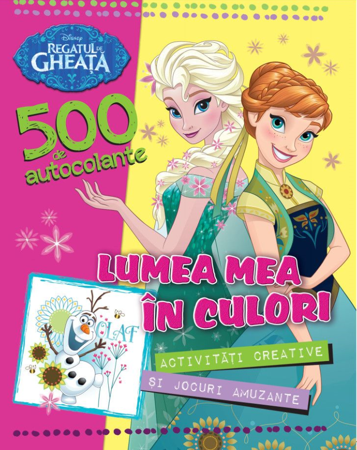 Disney. Regatul de gheata. Lumea mea in culori. 500 de autocolante - 39.99 Lei