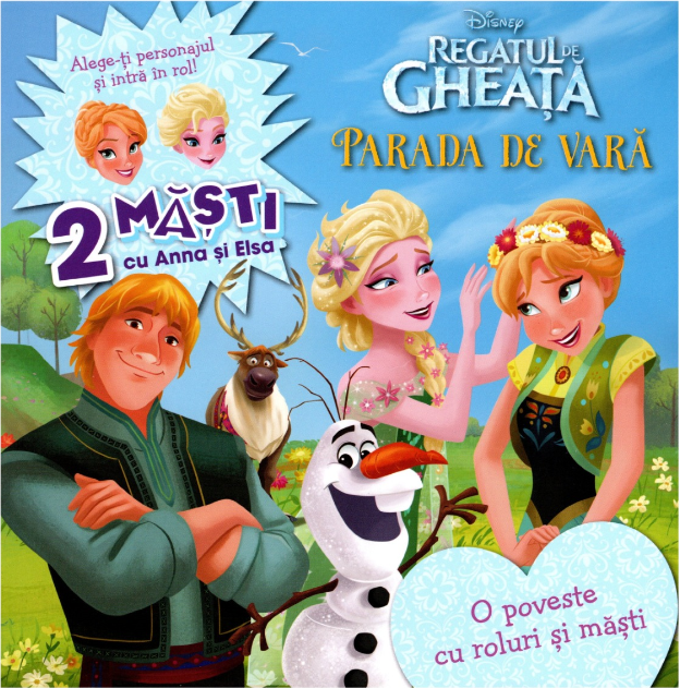 Disney. Regatul de gheata. Parada de vara. O poveste cu roluri si masti - 15.99 Lei