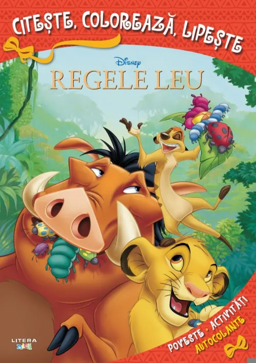 Disney. Regele leu. Citeste, coloreaza, lipeste - 44.99 Lei