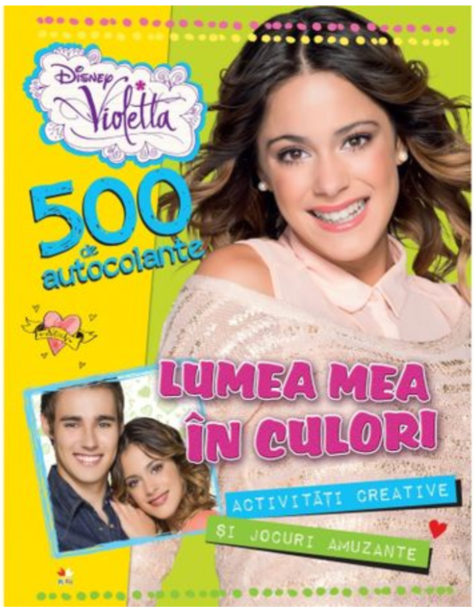 Disney. Violetta. Lumea mea in culori (500 de autocolante) - 54.99 Lei