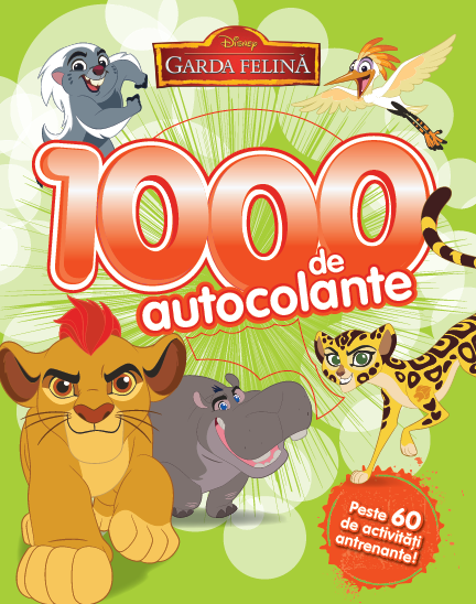 Garda felina. 1000 de autocolante. Peste 60 de activitati antrenante - 34.99 Lei