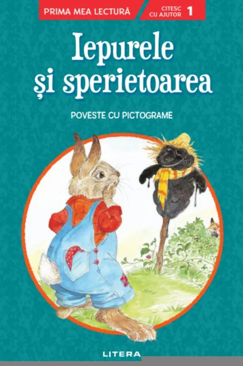 Iepurele si sperietoarea. Poveste cu pictograme. Citesc cu ajutor (Nivelul 1) - 19.99 Lei