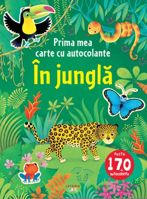 In jungla. Prima mea carte cu autocolante - 29.99 Lei