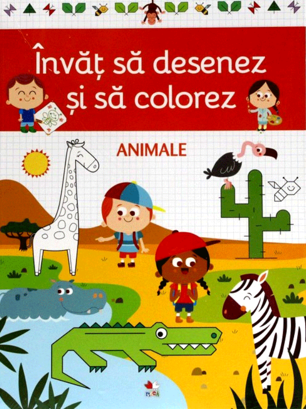 Invat sa desenez si sa colorez. Animale - 29.99 Lei