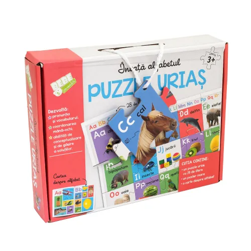 Invata alfabetul. Puzzle urias - 39.99 Lei