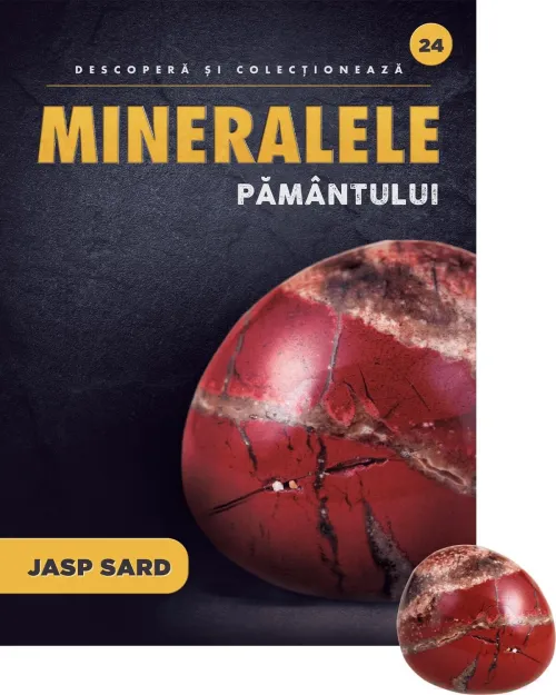 Jasp sard. Volumul 24. Mineralele Pamantului - 34.99 Lei