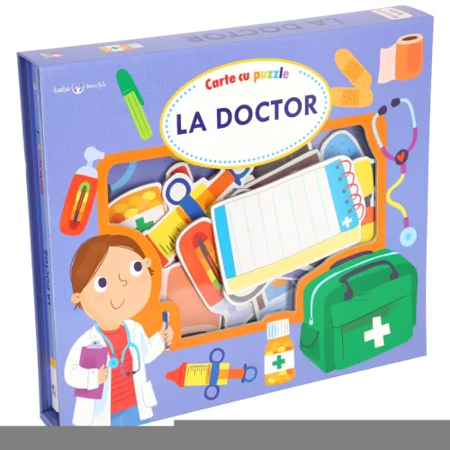 La doctor. Carte cu puzzle. Bebe invata - 63.99 Lei