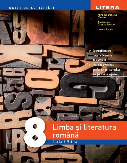 Limba si literatura romana. Caiet de activitati. Clasa a VIII-a - 32.67 Lei