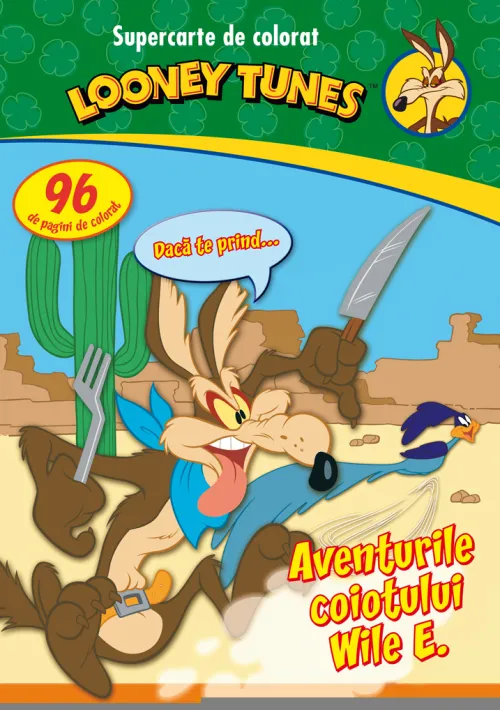 Looney Tunes. Aventurile coiotului Wile E. Supercarte de colorat - 19.99 Lei