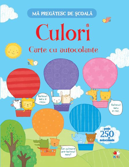Ma pregatesc de scoala. Culori. Carte cu autocolante - 29.99 Lei