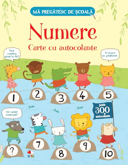 Ma pregatesc de scoala. Numere. Carte cu autocolante - 24.99 Lei
