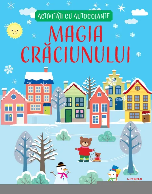 Magia Craciunului. Activitati cu autocolante - 19.99 Lei