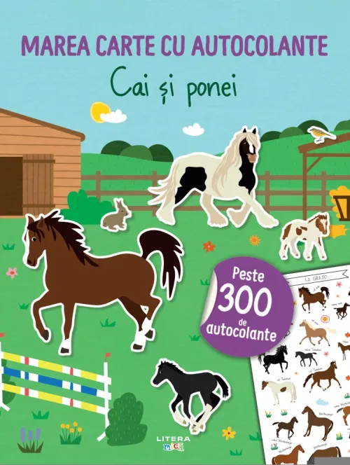Marea carte cu autocolante. Cai si ponei - 34,99 Lei