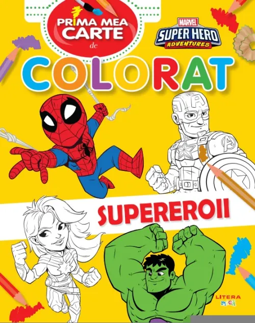 Marvel. Prima mea carte de colorat. Supereroii - 7.61 Lei