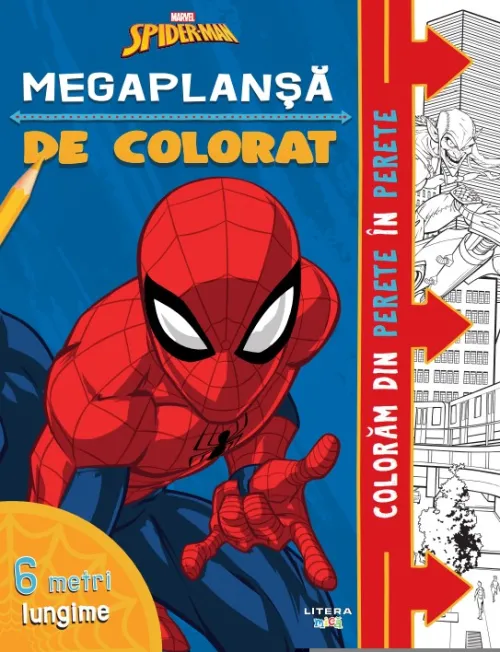 Marvel. Spider-Man. Megaplansa de colorat - 25.99 Lei