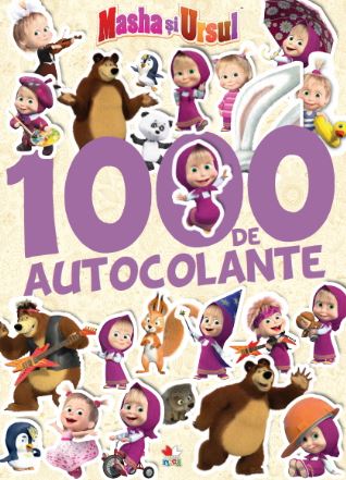 Masha si Ursul. 1000 de autocolante - 44.99 Lei