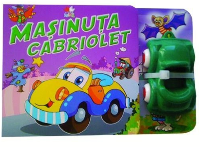 Masinuta Cabriolet. Carte cu jucarie - 11.99 Lei