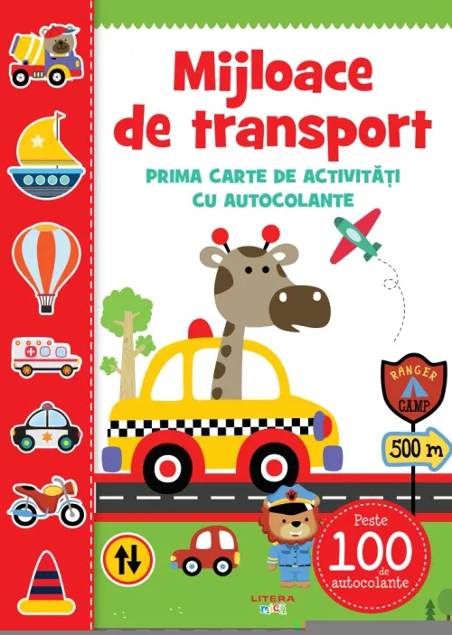 Mijloace de transport. Prima carte de activitati cu autocolante - 8.50 Lei